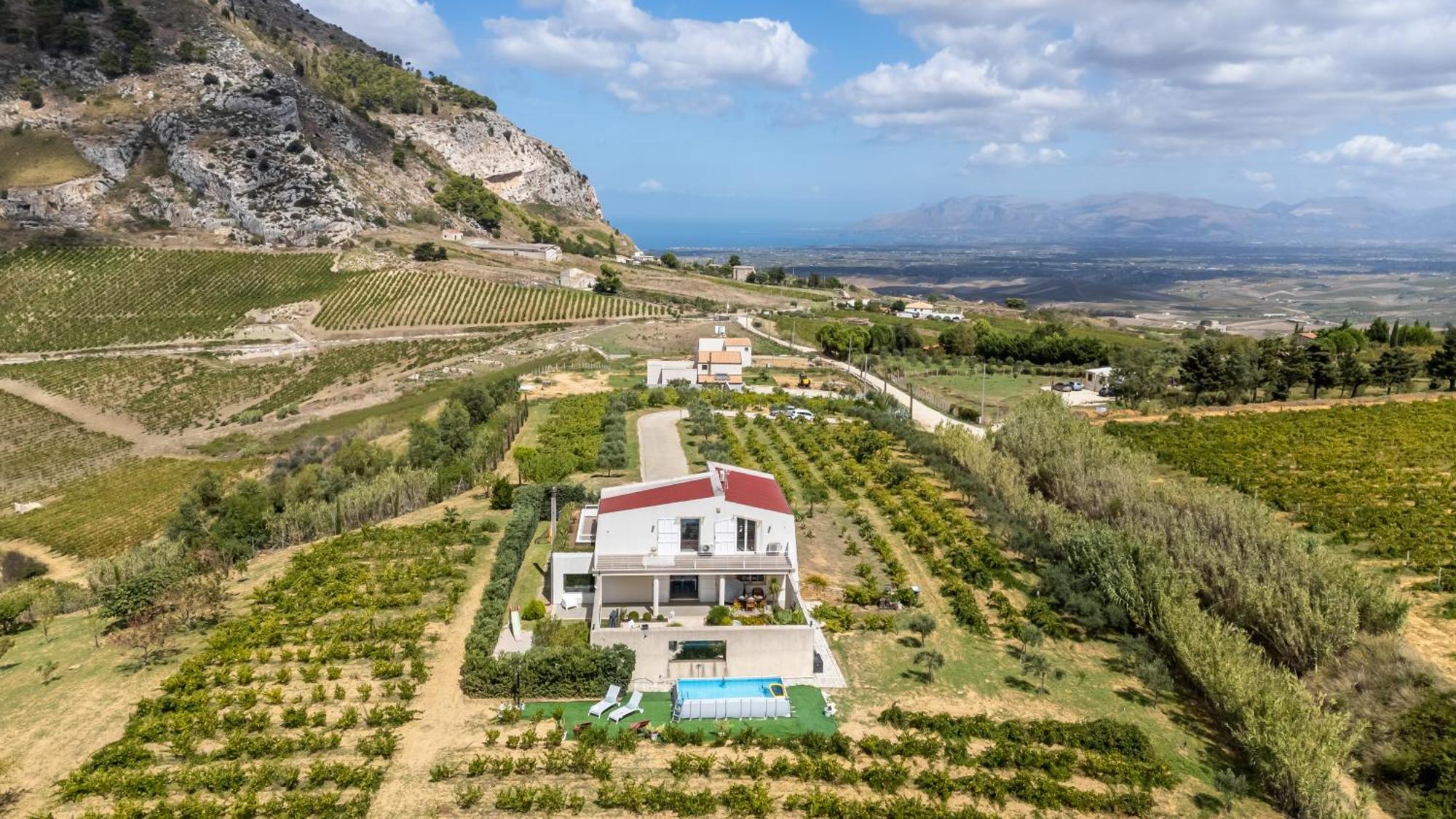 Villa Bonifato Vista Sulle Campagne E Sul Mare Siciliano Cozy House Italy อัลคาโม ภายนอก รูปภาพ